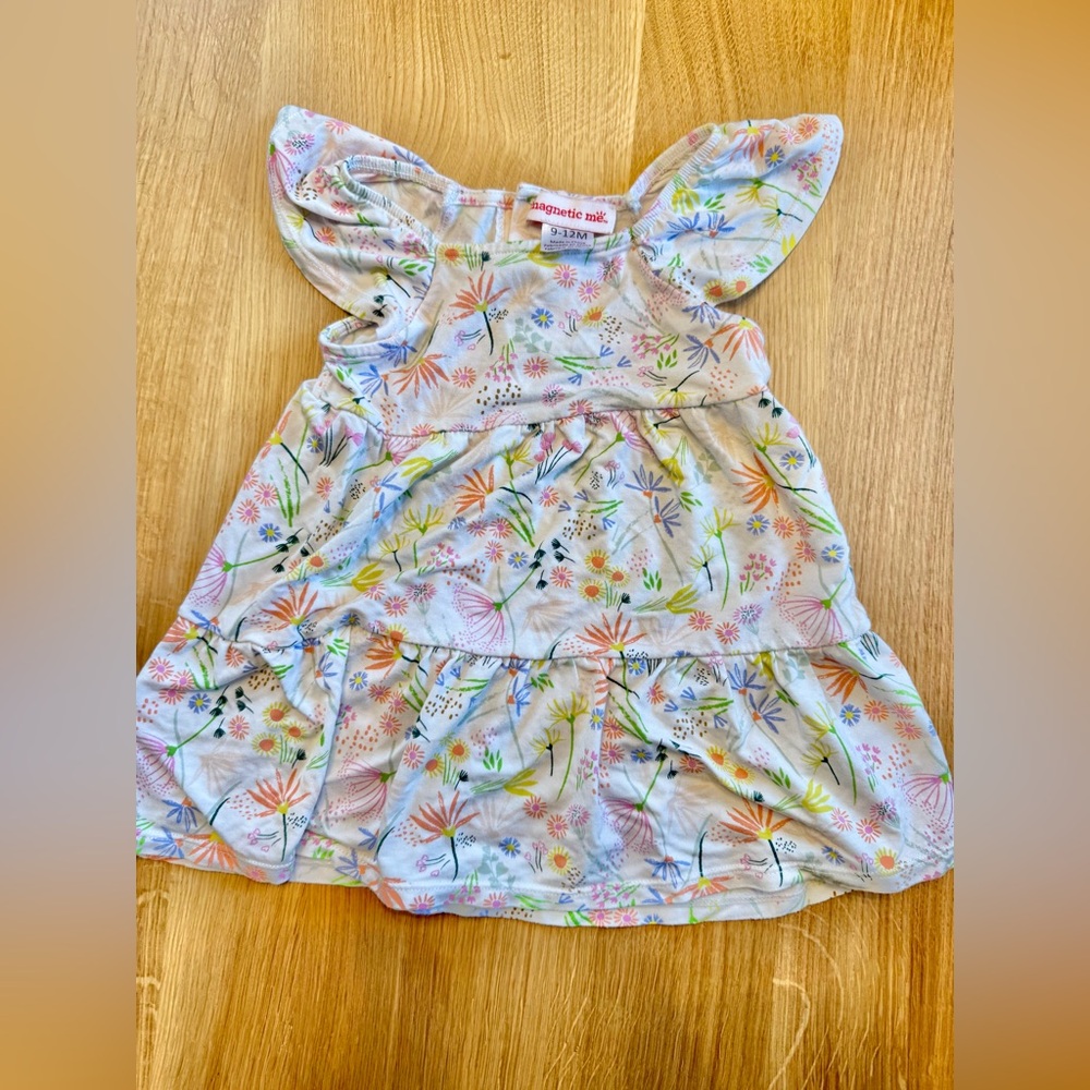 Magnetic Me Floral Baby Dress 9-12 Months